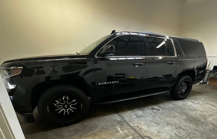 Large Vehicle with Custom Tint